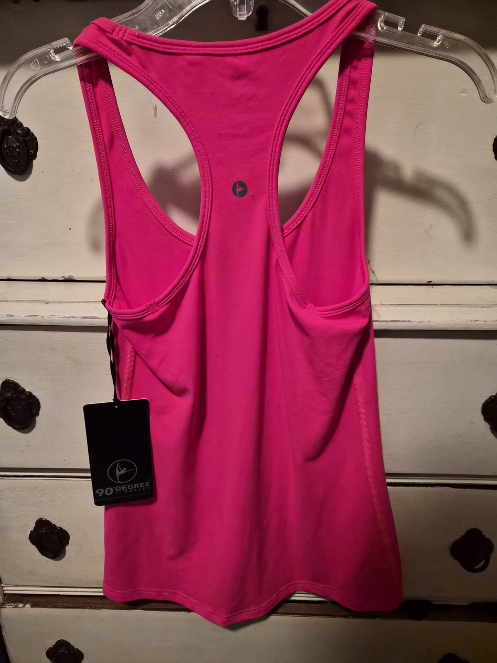 NWT 90 Degree By Reflex Pink Blaze Racerback Tank XS - Picture 10 of 11